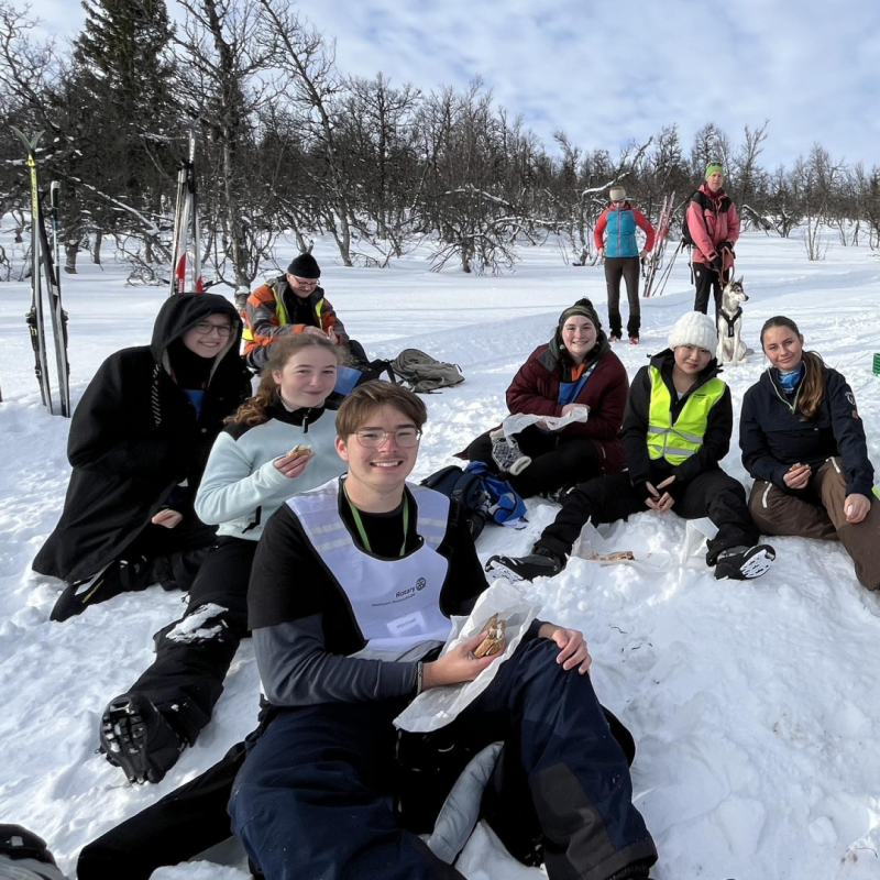 Utvekslingslingsstudentenes vintercamp på Nesbyen