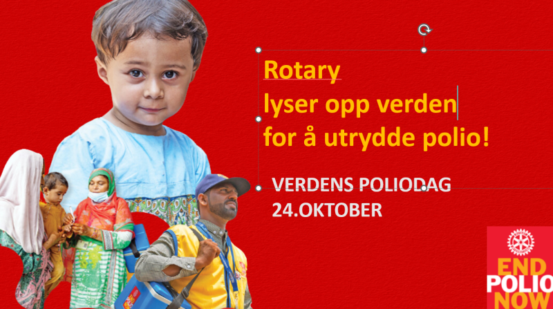Hjelp Rotary med å utrydde polio nå!