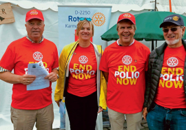 Rotary Norden om Karmøy Vest Rotaryklubbs innsats mot polio